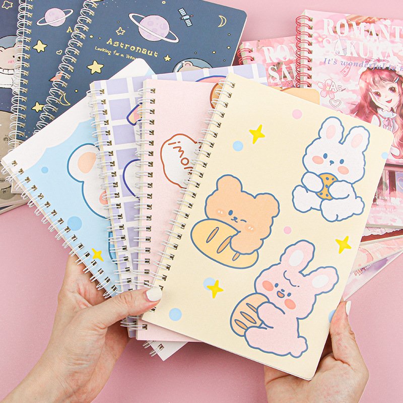 Student cute notebook, high-looking small notebook, portable small notepad, learning pocket lined notebook
