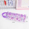 Little Pony Pencil Bag Cute Transparent Large Capacity Stationery Bag Student High-Looking Pencil Case Document Storage Bag