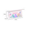 Little Pony Transparent Pencil Bag Student Large Capacity Stationery Storage Bag Cute Pencil Bag Stationery Bag Cartoon Pen Box