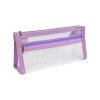 Simple mesh pencil bag student large-capacity transparent pencil case Japanese examination pencil bag stationery bag multi-layer pencil box