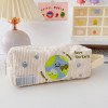 Original Cute Embroidered Pencil Bag Student Large Capacity Portable Stationery Bag Cartoon Stationery Storage Bag Pencil Stationery Box