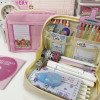 Large-capacity pencil bag high-value stationery bag junior high school girls simple multi-layer stationery box student pencil box