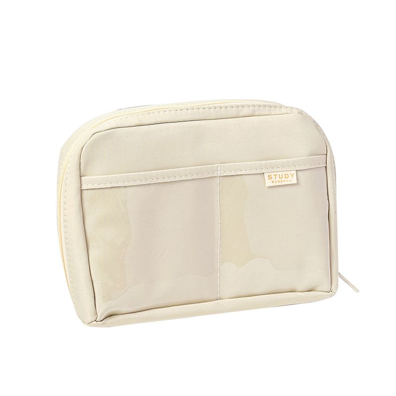 Large-capacity pencil bag high-value stationery bag junior high school girls simple multi-layer stationery box student pencil box