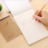 Senmu office kraft paper note pad creative stationery blank page easy to tear draft paper casual graffiti draft pad