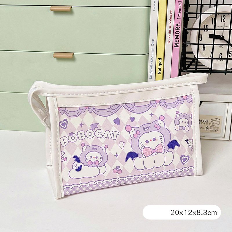 Little Pony Pencil Bag Cartoon Large Capacity Stationery Bag Student Stationery Storage Bag Elementary School Pencil Bag Pen Box