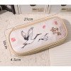 Pencil bag creative retro national trend stationery box student large capacity stationery storage bag pencil bag