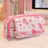 Large-capacity pencil bag, multi-layer storage stationery box, new pony stationery bag, student storage bag, coin purse wholesale