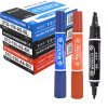 Water-based small double-ended marker student office large capacity black/red/blue hook pen marker pen stationery wholesale