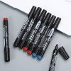 Water-based small double-ended marker student office large capacity black/red/blue hook pen marker pen stationery wholesale