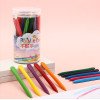 Children's non-dirty hand plastic crayon 12/24/36 color tube painting graffiti color pen oil pastel stationery