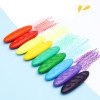 Children's colorful plastic crayons do not dirty hands 12/24/36 color primary school students painting graffiti oil pastels boxed crayons