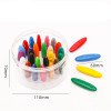 Children's colorful plastic crayons do not dirty hands 12/24/36 color primary school students painting graffiti oil pastels boxed crayons
