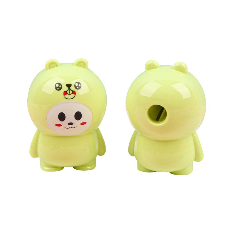 Cute Pencil Sharpener Small Manual Pencil Sharpener for Primary School Students Mini Cartoon Pencil Sharpener Children's Small Gift Wholesale