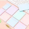 Creative ins style transparent sticky notes Morandi color PET high-looking students can stick mark sticky notes wholesale