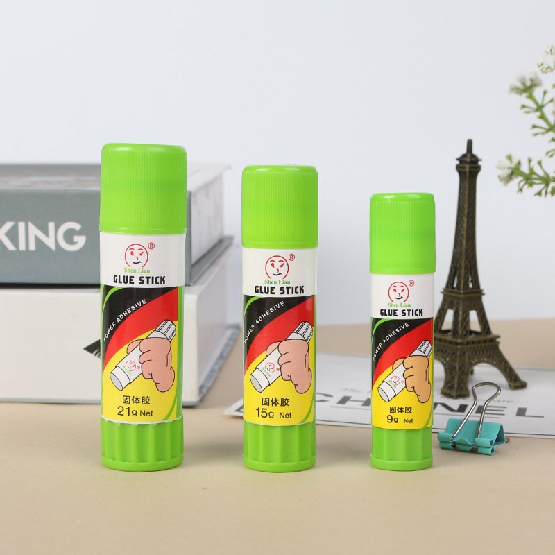 Solid glue pvp high viscosity office white 9/15/21g student stationery children's special handmade glue glue stick