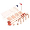 Children's wooden simulation golf set toy croquet sports indoor sports fitness parent-child interactive game