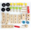 Children's multifunctional disassembly and assembly nut car for early education, knocking and screwing, assembling building blocks, parent-child interactive educational play