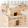 Wooden children's early education little construction master's ever-changing scenes to build creative assembly construction building blocks educational toys