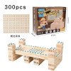 Wooden children's early education little construction master's ever-changing scenes to build creative assembly construction building blocks educational toys