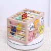 Young children's wooden Cesele shape animal matching color cognitive puzzle hand-eye coordination early education building block toys