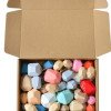 solid wood colored stone building blocks stacking high Le children art concentration game balance toys wholesale