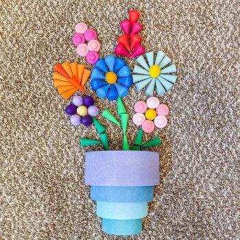 Rainbow building blocks rainbow color German foreign single solid wood motherland version educational toy Montessori building nine-square grid