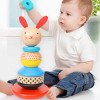 Little rabbit layer by layer to exercise fine motor concentration and tumbler Jenga baby set column toy 1-3 years old
