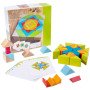 Three-dimensional cube space thinking training block building blocks graphics mathematics logic children's educational toys for large classes