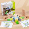 Three-dimensional cube space thinking training block building blocks graphics mathematics logic children's educational toys for large classes