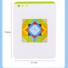 Three-dimensional cube space thinking training block building blocks graphics mathematics logic children's educational toys for large classes