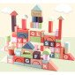 Young children's beech building blocks assembled baby toys 1 educational puzzle 2 years old 3 development 6 boys and girls brain-based early education