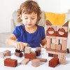 Children's building block toys for babies 1-2 years old, educational babies, 3-6 years old, enlightenment girls and boys wooden assembly toys