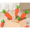 Children's radish pulling toy baby early education enlightenment building blocks boys and girls cognitive training assembly assembly sensory teaching aids