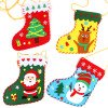Christmas socks DIY children's handmade non-woven educational toys kindergarten creative decoration Christmas gifts
