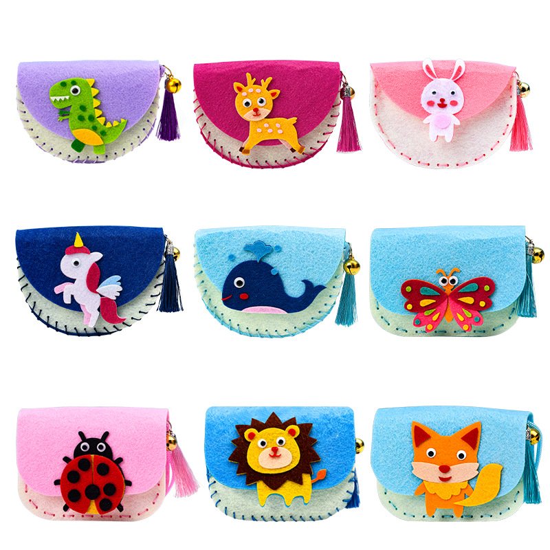 Children's diy handmade non-woven bags for kindergarten non-woven materials girls educational toys