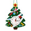 Non-woven cartoon clock children diy handmade clock toy materials kindergarten learning time teaching aids