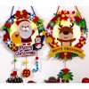 New Christmas Lighted Garland Children's Handmade DIY Creative Christmas Pendant Kindergarten Decoration
