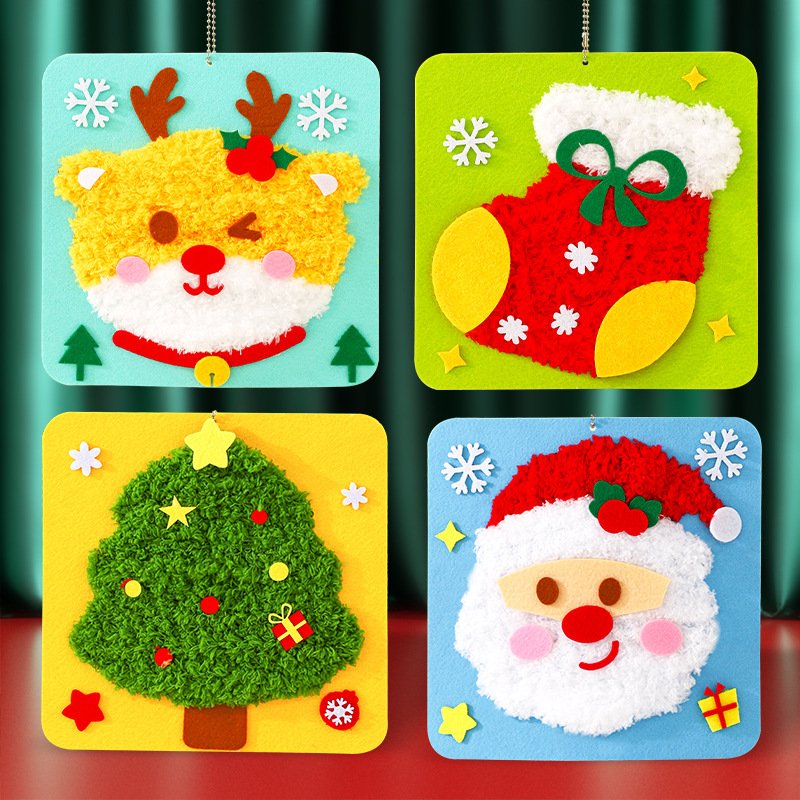 Christmas gift children's non-woven sewing handmade diy material package Christmas creative kindergarten toys