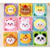 Children's hand sewing creative cartoon wool embroidery painting production materials 3-6 year old girls educational diy toys