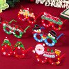 Christmas personalized decorative glasses material package for children diy creative gifts party party glasses dress decoration
