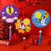Mid-Autumn Festival ornaments children's creative handmade diy material package kindergarten non-woven rabbit cartoon educational toys