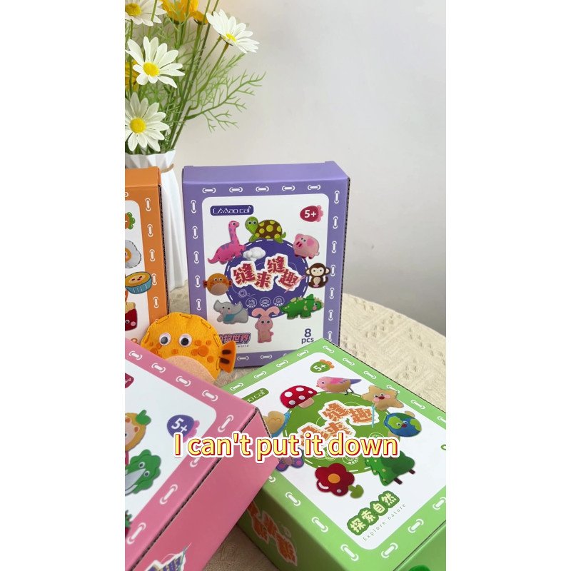 Children's sewing non-woven handmade creative pendant doll diy material package toy gift