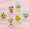 Teacher's Day greeting card, high-end three-dimensional card, children's diy handmade immortal flower material for kindergarten 
teacher gift