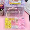 24 grid acrylic beads children's beaded toys diy handmade girl's beaded necklace Bracelet puzzle