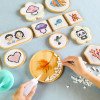 Handmade diy material package Bamboo creative mosaic coaster pot pad bottom support sticky collage for students and young children Kindergarten toys