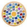 Handmade diy material package Bamboo creative mosaic coaster pot pad bottom support sticky collage for students and young children Kindergarten toys