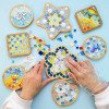 New DIY handmade coaster material package Mosaic parent-child creative kindergarten small gift batch Send educational toys