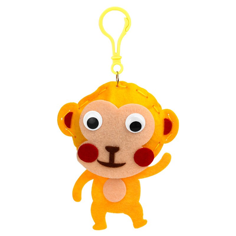 Children's non-woven fabric sewing creative handmade diy production materials cartoon animal pendants as gifts for children