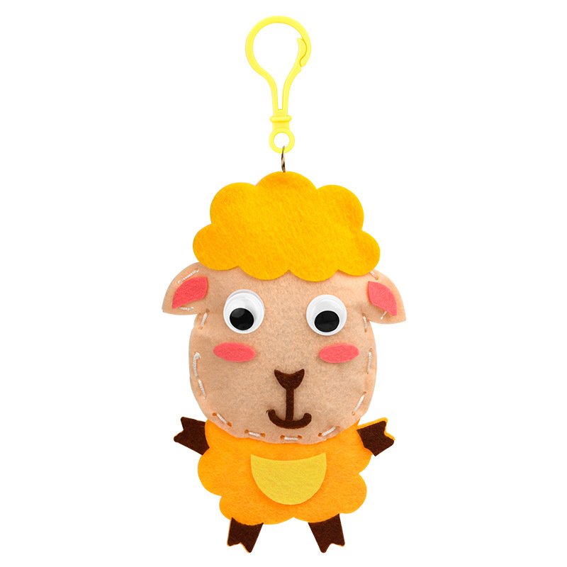 Children's non-woven fabric sewing creative handmade diy production materials cartoon animal pendants as gifts for children