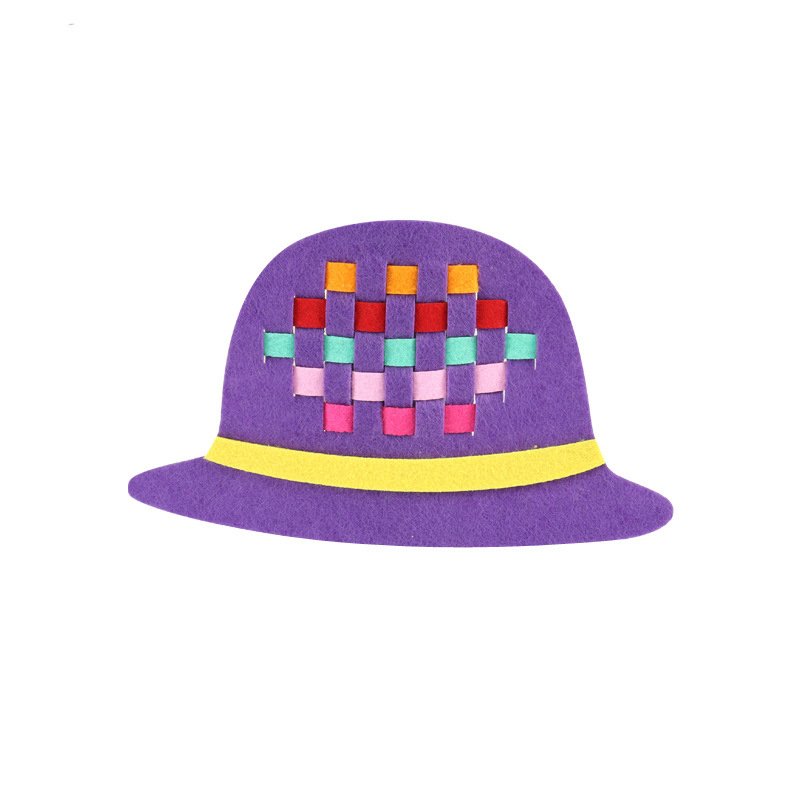 Kindergarten area corner handmade diy non-woven weaving teaching aids children's early education living area educational toy materials